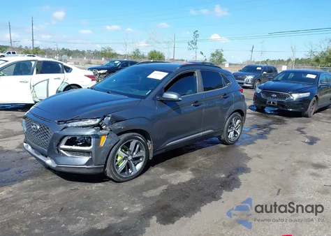 2019 Hyundai Kona Ultimate из США, поврежденный, VIN KM8K53A58KU376314